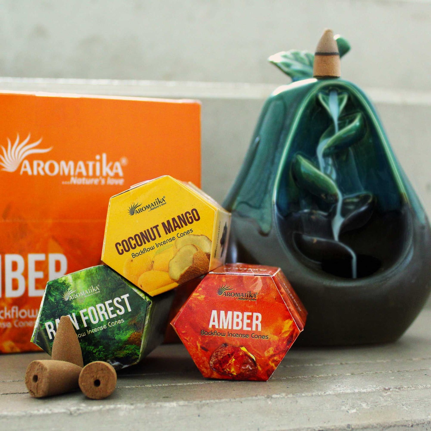 Masala Backflow Incense pack of 10 - Aloe Vera