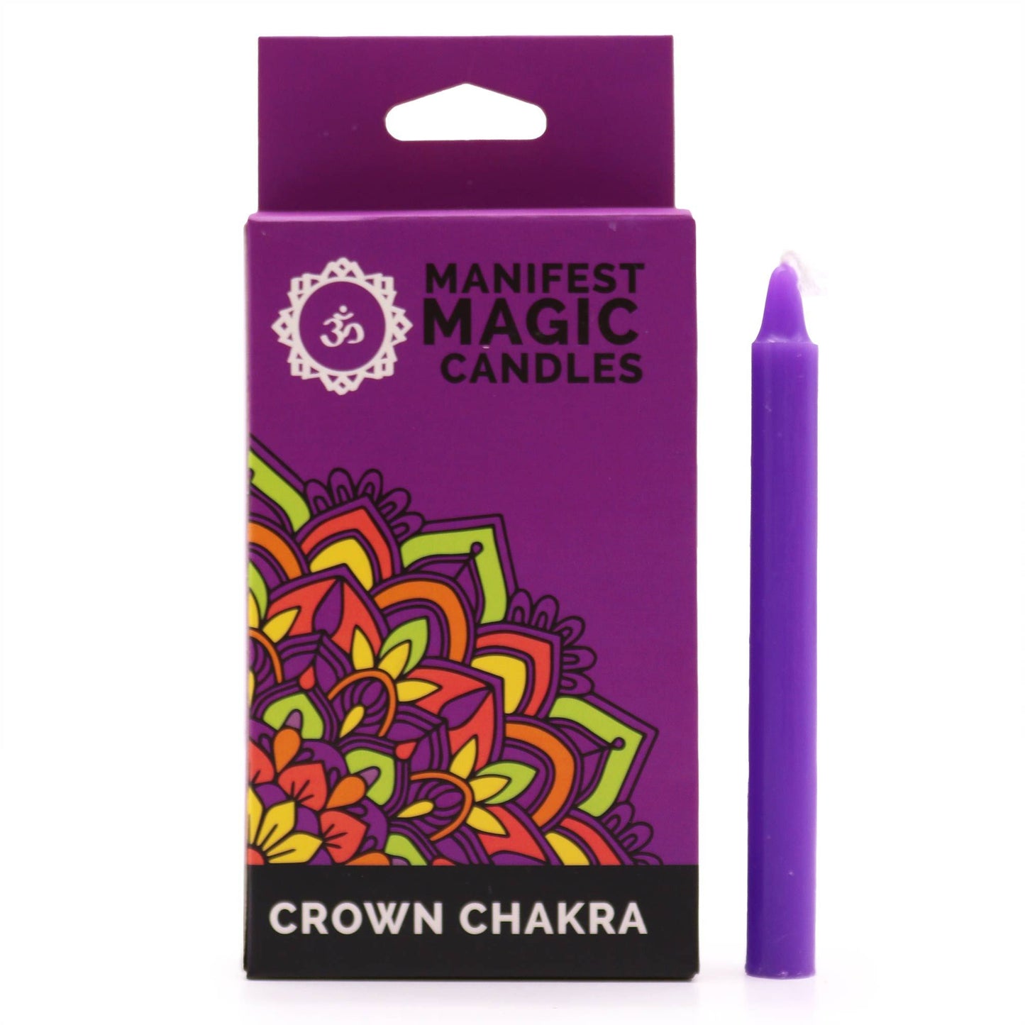 Manifest Magic Candles (pack of 12) – Purple – Crown Chakra