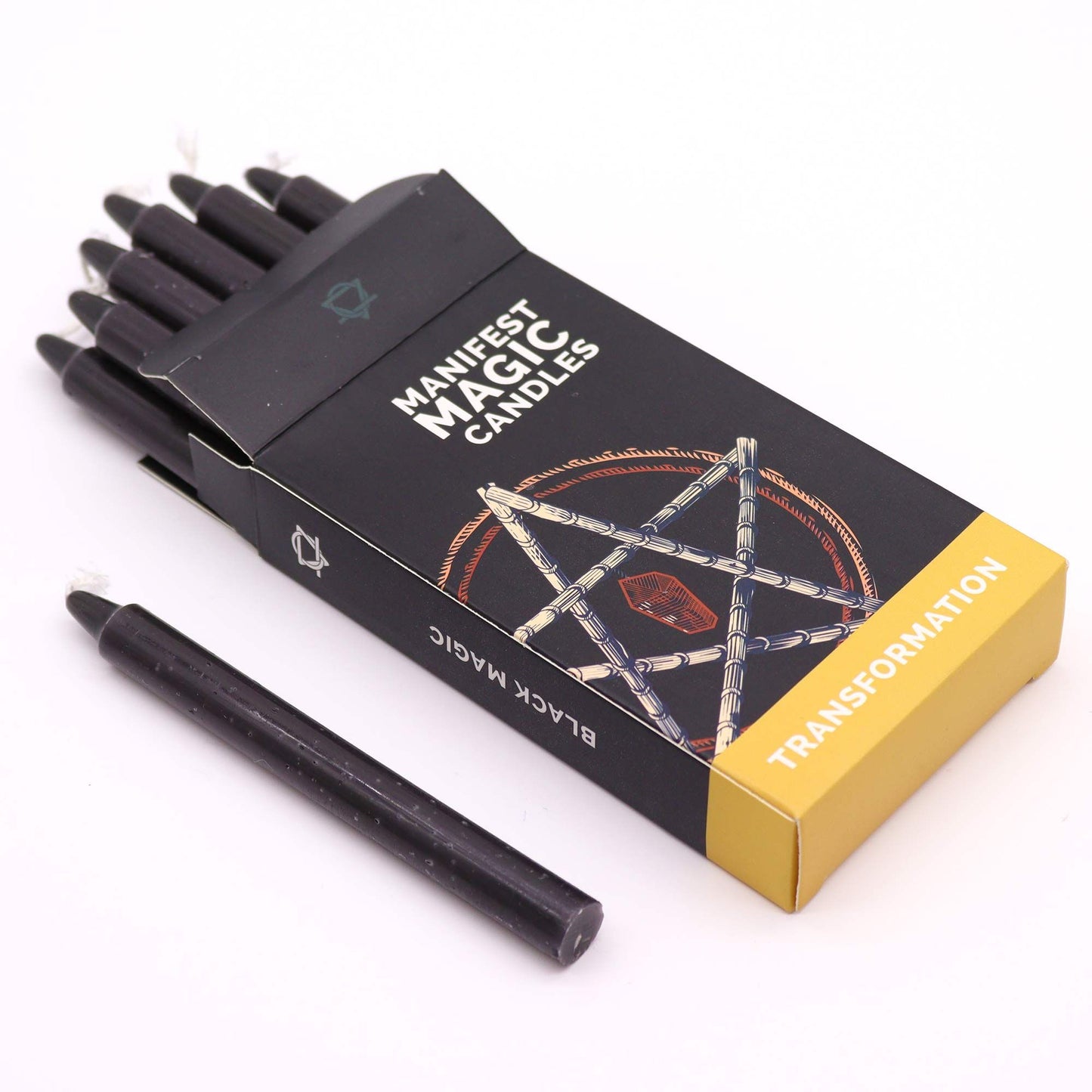 Manifest Magic Candles (Pack of 12) – Black – Transformation