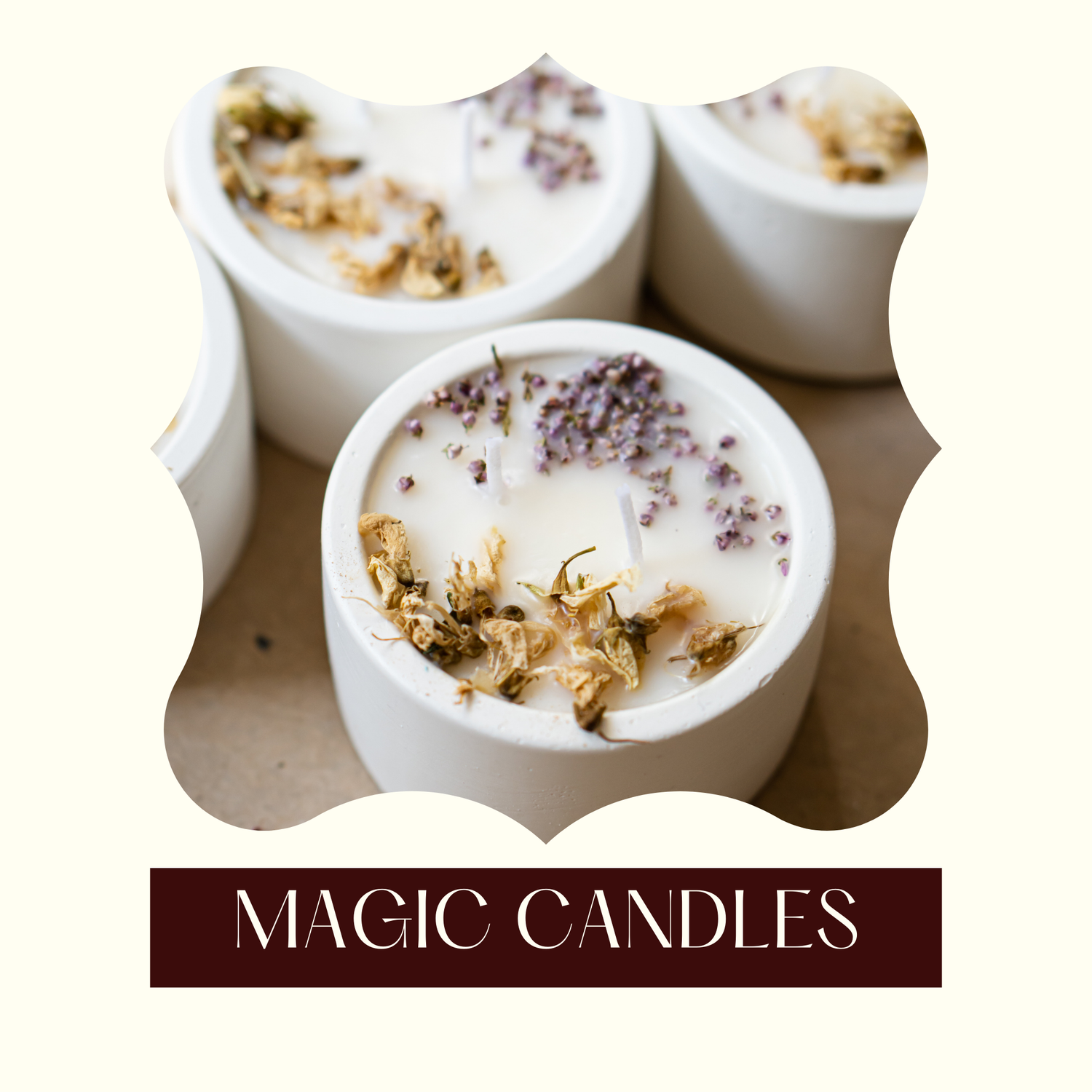 Crystal Floral Candles – Hop Hare