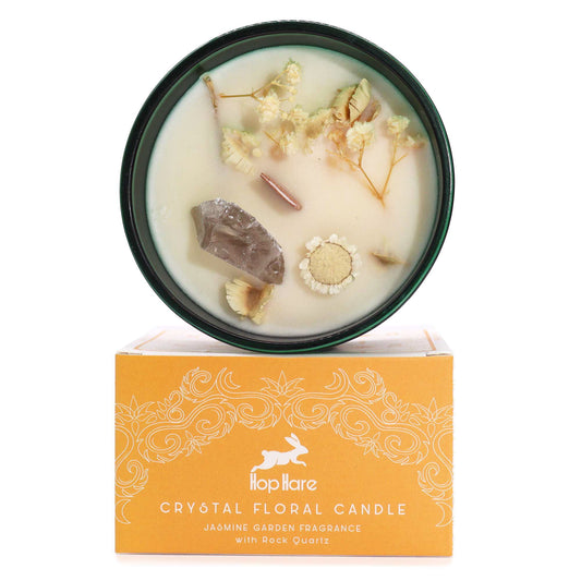 Hop Hare Crystal Magic Flower Candle – The Lion