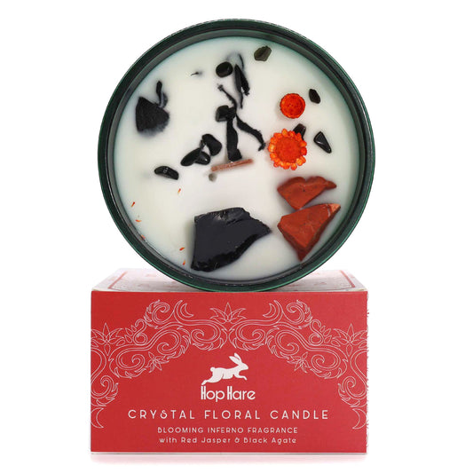 Hop Hare Crystal Magic Flower Candle – The Devil